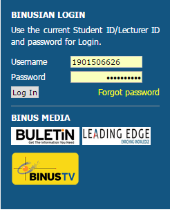 Login Binus Maya